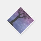 Kreative Tree-Silhouette Serviette (Ecke)