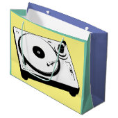 KREATIVE TURNTABLE FÜR DEN URBAN DJ GROßE GESCHENKTÜTE (Vorderseite Schrägansicht)