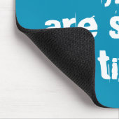 Kreative Typen sind selten Aquamarine Maus-Pad. Mousepad (Ecke)