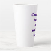 Kreative Typen sind selten ordentlich Milchtasse (Vorderseite)