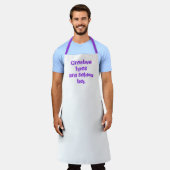 Kreative Typen sind selten TIdy Große Schürze (Getragen)