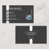 Kreative Überformatknopf-geschäftliche Entwicklung Visitenkarte (Vorne/Hinten)