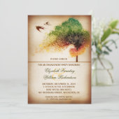 kreative Verlobungs-Party Einladungen (Stehend Vorderseite)