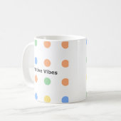 Kreative Vibes Motivation Kaffeetasse (Vorderseite Links)
