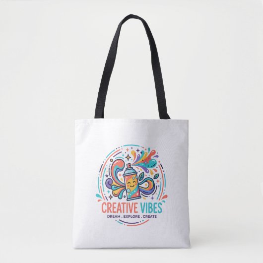 Kreative Vibes Tasche (Vorderseite)