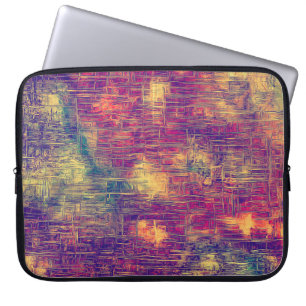 Kreative Vintage Oberflächenstruktur, naher Grunge Laptopschutzhülle