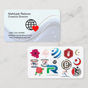 Kreative Visitenkarten Moderne Premium-Branding Visitenkarte