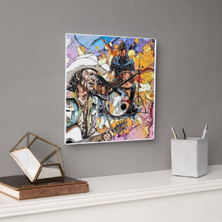 Kreative Wanduhr von Nickys Creative Art
