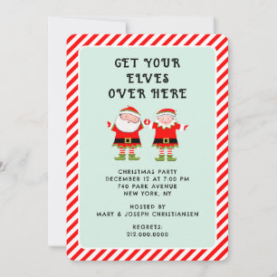 Kreative Weihnachtsfeier Einladung