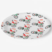 Kreative Weihnachtsfeier Pappteller (Schrägansicht)