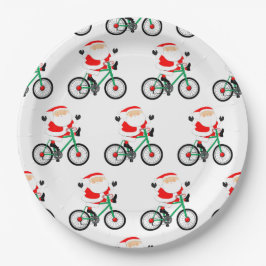 Kreative Weihnachtsfeier Pappteller