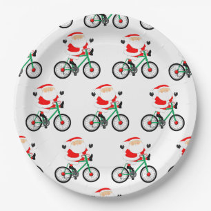 Kreative Weihnachtsfeier Pappteller