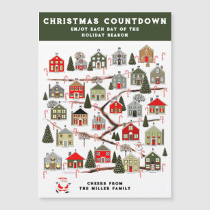 Kreative Weihnachtsgeschenkkarten Magnetkarte