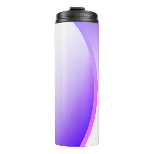 Kreative Wellen. Futuristischer Technologie-Stil H Thermosbecher