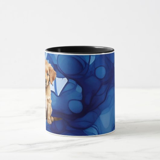 Kreative Welpenliebhaber Mug Tasse (Zentrum)