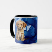 Kreative Welpenliebhaber Mug Tasse (Vorderseite Links)