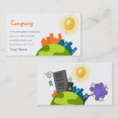 Kreative Welt Visitenkarte (Vorne/Hinten)