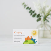 Kreative Welt Visitenkarte (Stehend Vorderseite)