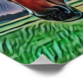 Kreative Wildnis Drei Pferde Wandern Poster (Ecke)