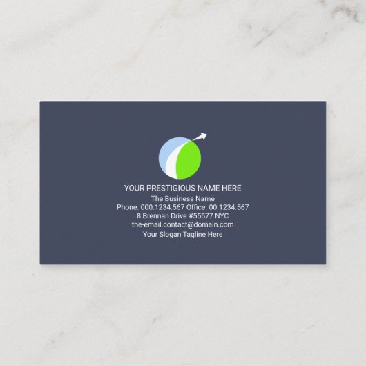 kreative Windpläne, Symbole für logistische Transp Visitenkarte (Rückseite)