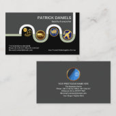 Kreative Windverteilung Straßenlogistik  Visitenkarte (Vorne/Hinten)