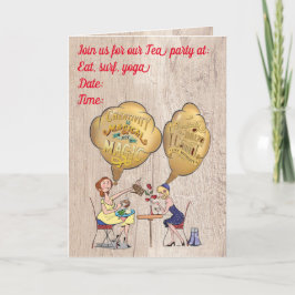 Kreative Zauberzeit mit Freunden Feiertagskarte