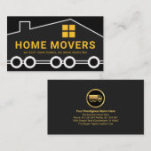 Kreative Zuhause auf Rädern Visitenkarte (Vorne/Hinten)