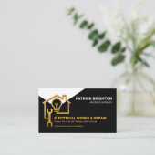 Kreative Zuhause-Stromnetz Visitenkarte (Stehend Vorderseite)