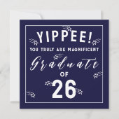 Kreativer Abschluss 2025 Karte (Vorderseite)