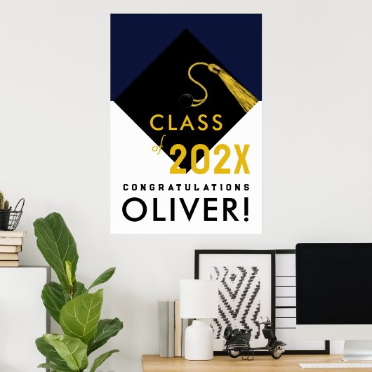 Kreativer Abschluss 2025 Poster (Heimbüro)