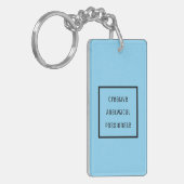 Kreativer, analytischer, leidenschaftlicher Acryli Schlüsselanhänger (Vorderseite links)