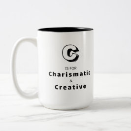 Kreativer C - Personalisierter Luxus-Lobetasse Zweifarbige Tasse