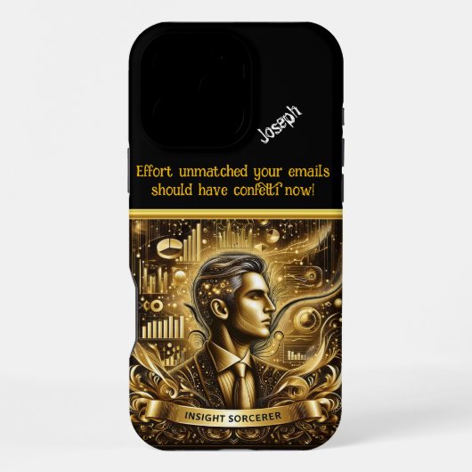 Kreativer Data Scientist für Einblicke iPhone Hülle (Rückseite)