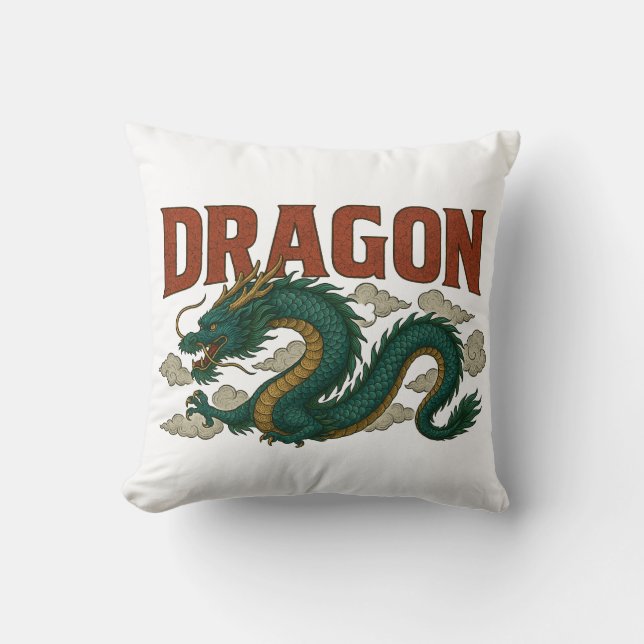Kreativer einzigartiger Drache Kissen (Vorderseite)