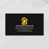 Kreativer elektrischer Blitzableiter-Power Visitenkarte (Rückseite)