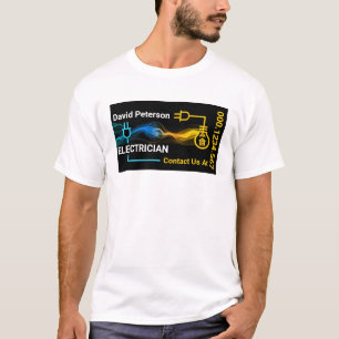 Kreativer elektrischer Stromkreisleuchter T-Shirt