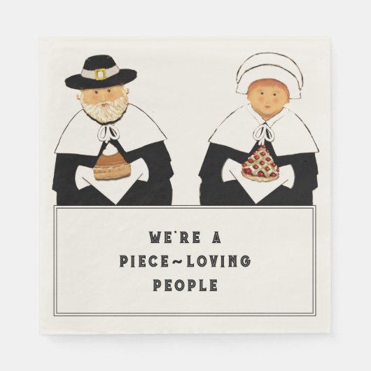 Kreativer Erntedank Serviette (Vorderseite)