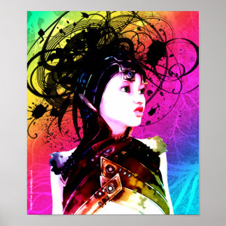 Kreativer Funk Industrielle Surrealismus Kunst Poster