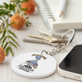 Kreativer Funke Magischer Zaubertrank Retro Künstl Schlüsselanhänger (Vorderseite rechts)