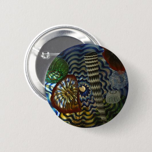 Kreativer Glasschlag Button (Vorne & Hinten)