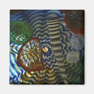 Kreativer Glasschlag Magnet