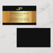 Kreativer Goldlicht-Schatten-moderner ästhetischer Visitenkarte (Vorne/Hinten)