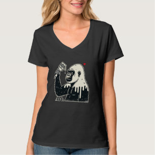 Kreativer Gorilla-MalerCool Künstlerische Street A T-Shirt