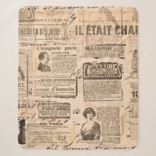 Kreativer Hintergrund im Vintage-Stil. Papierstruk Sherpadecke