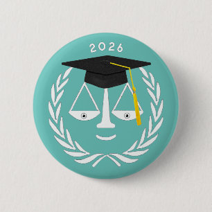 Kreativer Jurastudium-Abschluss Button