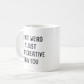 Kreativer Kaffeetasse (Vorderseite Links)