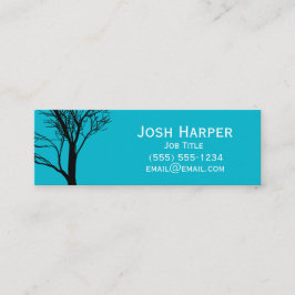 Kreativer Kunst-Baum Mini Visitenkarte