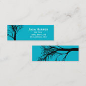 Kreativer Kunst-Baum Mini Visitenkarte (Vorne/Hinten)