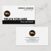 Kreativer LKW für Miet Signage Transport Visitenkarte (Vorne/Hinten)
