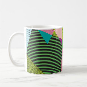 Kreativer Memphis-Rahmen Moderne Gestaltung Kaffeetasse
